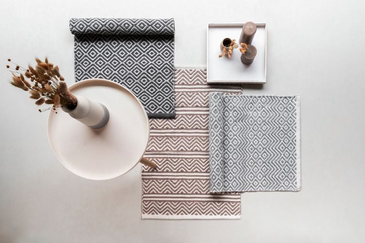 Produktbild: Badematte Mod. Abai, 50 x 80 cm, hergestellt aus recycelten PET-Flaschen
