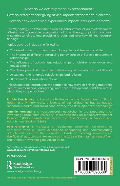 Produktbild: The Psychology of Attachment