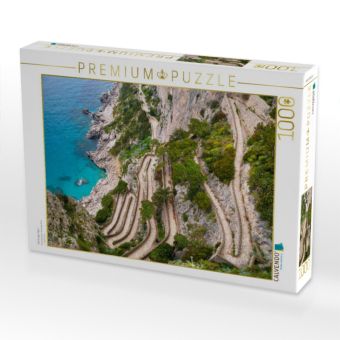 Produktbild: CALVENDO Puzzle Via Krupp Capri | 1000 Teile Lege-Gr&ouml;&szlig;e 64x48cm Foto-Puzzle f&uuml;r gl&uuml;ckliche Stunden