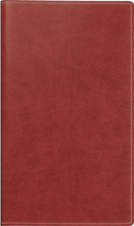 Produktbild: rido/id&eacute; 7045424707 Taschenkalender Mod. Miniplaner d 15 2027 A6, Kunstleder, rotbraun