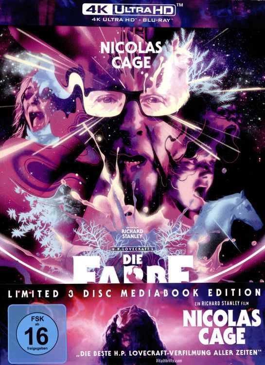 Produktbild: Die Farbe aus dem All - Color Out of Space - Mediabook B (4K Ultra HD + 2 Blu-rays)