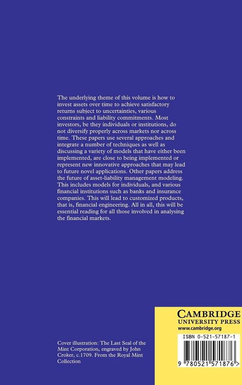 Produktbild: Worldwide Asset and Liability Modeling