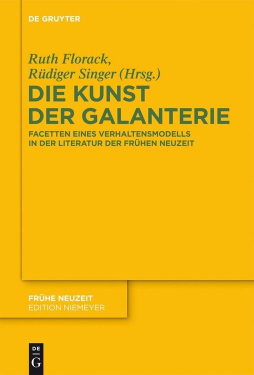 Produktbild: Die Kunst der Galanterie