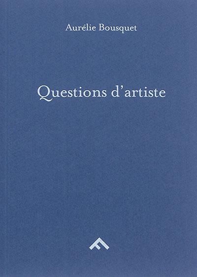 Produktbild: Questions d'artiste questions au