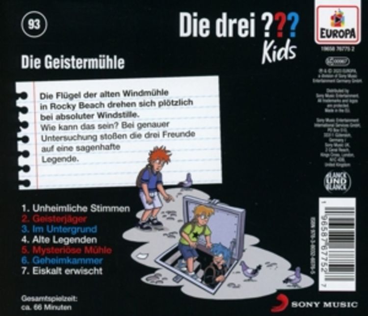 Produktbild: Die drei ??? Kids 93: Die Geistermühle