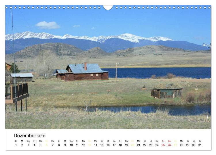 Produktbild: Colorado, USA - Ausflugsziele rund um Colorado Springs (Wandkalender 2026 DIN A3 quer), CALVENDO Monatskalender