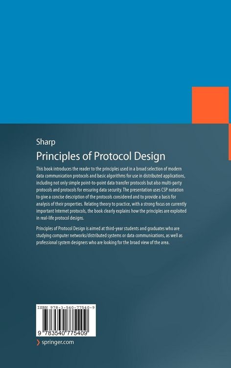 Produktbild: Principles of Protocol Design