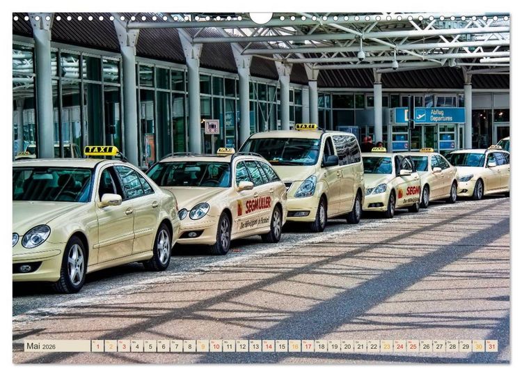 Produktbild: Hallo Taxi - einmal um die Welt (Wandkalender 2026 DIN A3 quer), CALVENDO Monatskalender