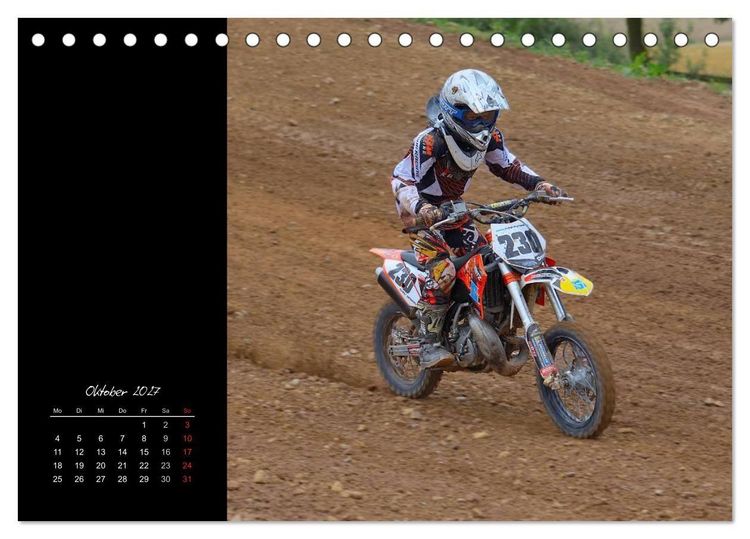Produktbild: Motocross (Tischkalender 2027 DIN A5 quer), CALVENDO Monatskalender