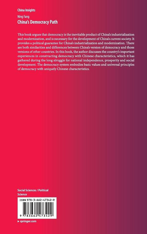 Produktbild: China&rsquo;s Democracy Path