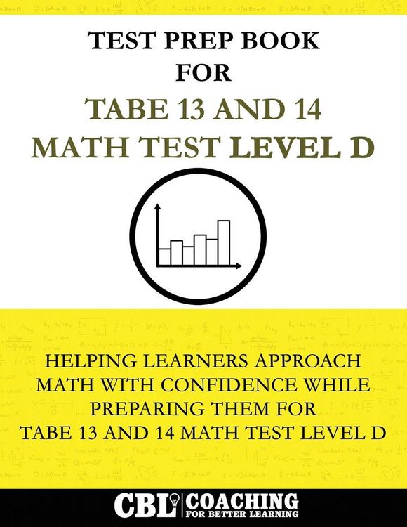 Produktbild: Test Prep Book for TABE 13 and 14 Math Test Level D