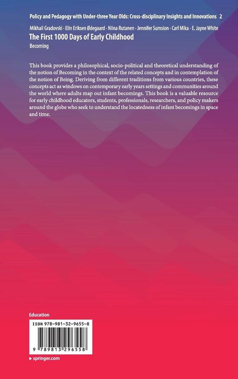 Produktbild: The First 1000 Days of Early Childhood