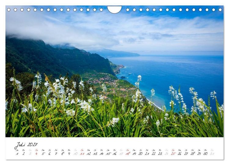 Produktbild: Madeira - ewiger Fr&uuml;hling (Wandkalender 2027 DIN A4 quer), CALVENDO Monatskalender