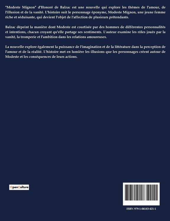 Produktbild: Modeste Mignon