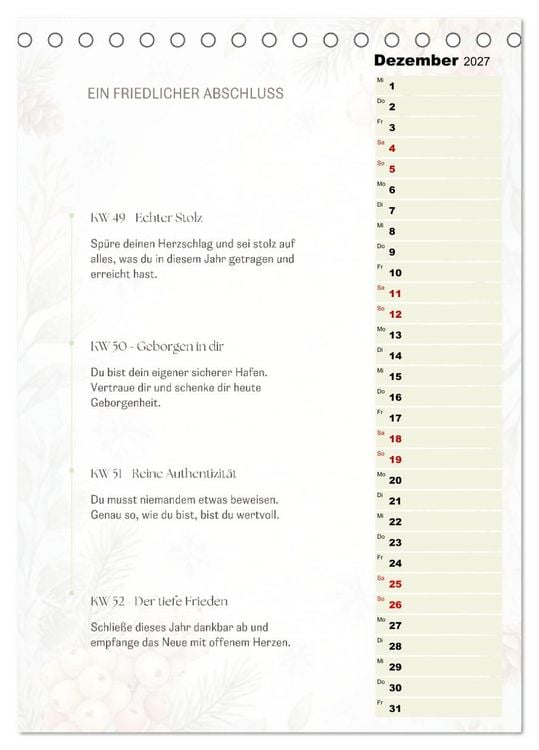Produktbild: SEELENKOMPASS (Tischkalender 2027 DIN A5 hoch), CALVENDO Monatskalender