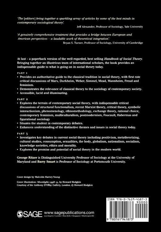 Produktbild: Handbook of Social Theory