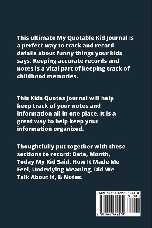Produktbild: My Quotable Kid