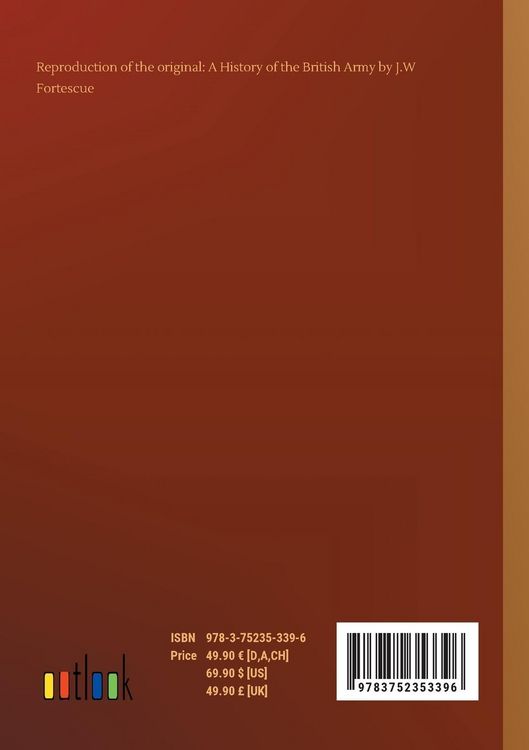 Produktbild: A History of the British Army