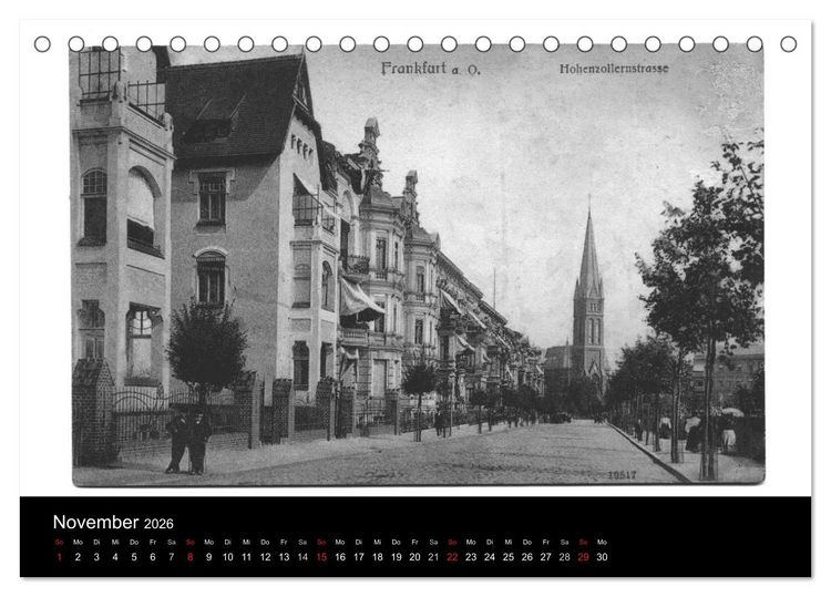 Produktbild: FFO-Geschichten. Historische Ansichtskarten aus Frankfurt (Oder) (Tischkalender 2026 DIN A5 quer), CALVENDO Monatskalender