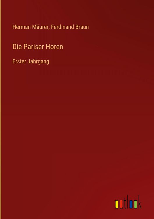 Produktbild: Die Pariser Horen