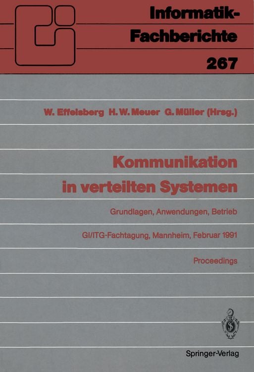 Produktbild: Kommunikation in verteilten Systemen