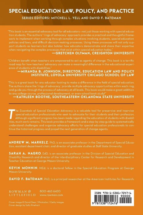 Produktbild: Essentials of Special Education Advocacy