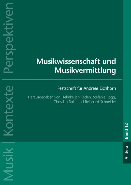 Produktbild: Musikwissenschaft und Musikvermittlung