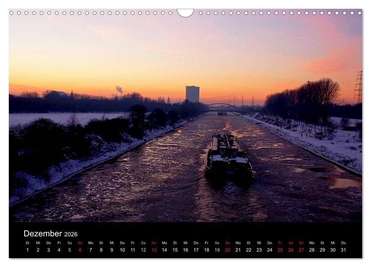 Produktbild: Gute Nacht - Ruhrgebiet! (Wandkalender 2026 DIN A3 quer), CALVENDO Monatskalender