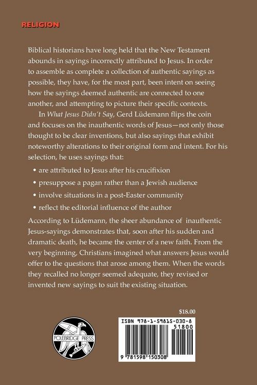 Produktbild: What Jesus Didn't Say