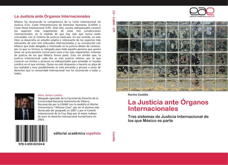Produktbild: La Justicia ante &Oacute;rganos Internacionales