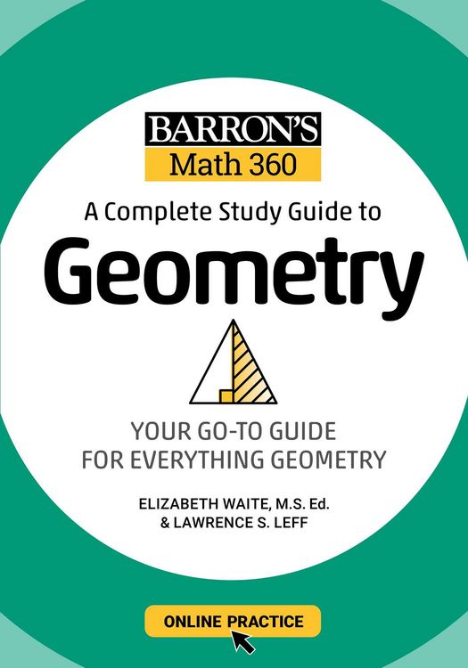 Produktbild: Barron's Math 360: A Complete Study Guide to Geometry with Online Practice