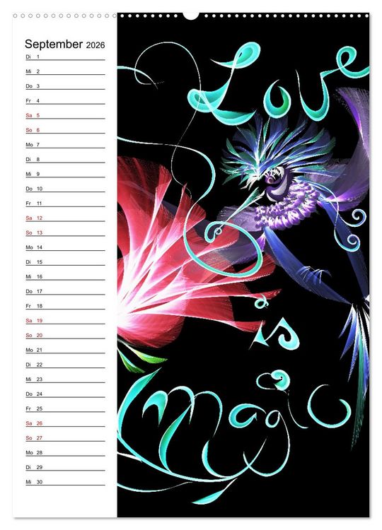Produktbild: Textile Gewebekunst (Wandkalender 2026 DIN A2 hoch), CALVENDO Monatskalender