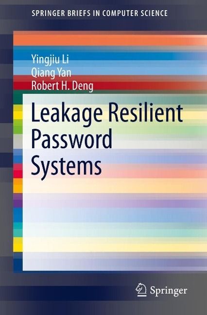 Produktbild: Leakage Resilient Password Systems