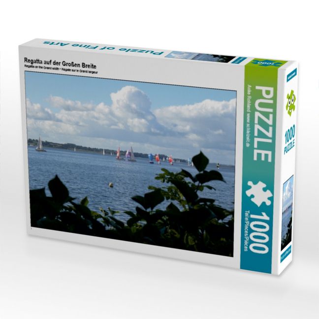 Produktbild: CALVENDO Puzzle Regatta auf der Gro&szlig;en Breite | 1000 Teile Lege-Gr&ouml;&szlig;e 64x48cm Foto-Puzzle f&uuml;r gl&uuml;ckliche Stunden