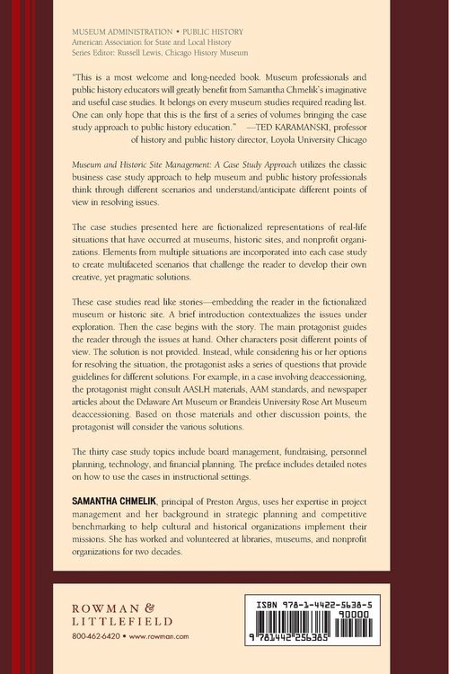 Produktbild: Museum and Historic Site Management
