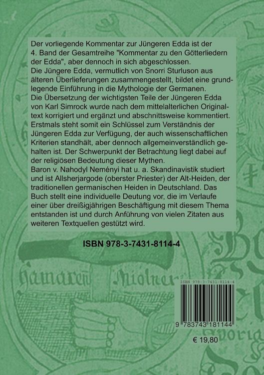Produktbild: Kommentar zur J&uuml;ngeren Edda