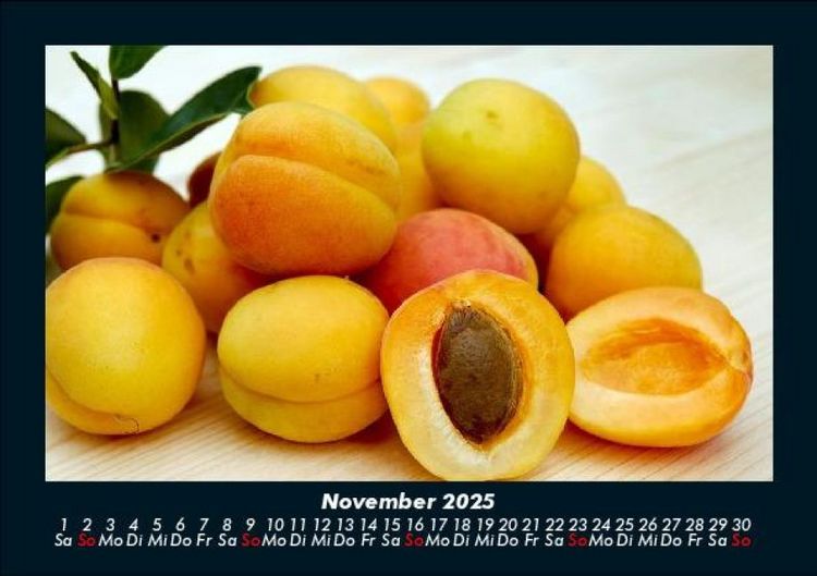 Produktbild: Obstkalender 2025 Fotokalender DIN A5