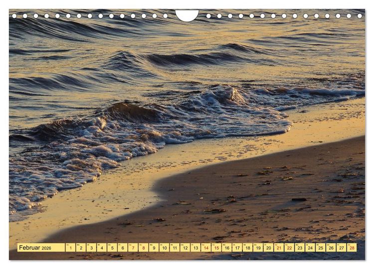 Produktbild: Sonne, Sand und Meer. Farben der K&uuml;ste (Wandkalender 2026 DIN A4 quer), CALVENDO Monatskalender