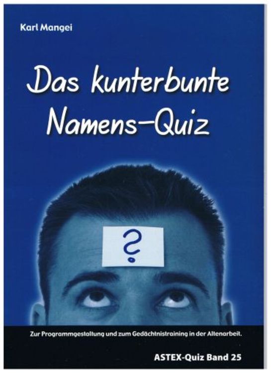 Produktbild: Das kunterbunte Namens-Quiz