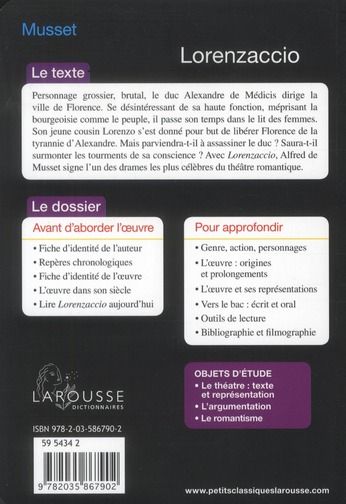 Produktbild: Lorenzaccio : drame