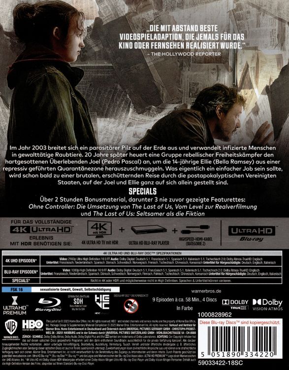 Produktbild: The Last Of Us: Staffel 1 (+ 4 Blu-ray)