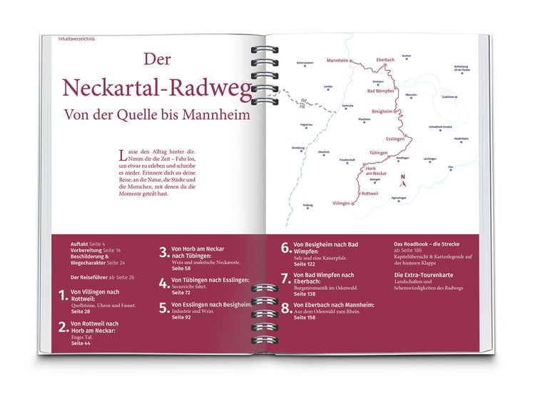 Produktbild: KOMPASS Radreisef&uuml;hrer Neckartal-Radweg