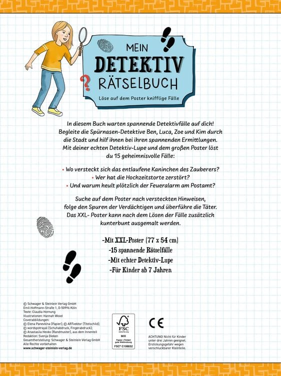 Produktbild: Mein Detektiv R&auml;tselbuch