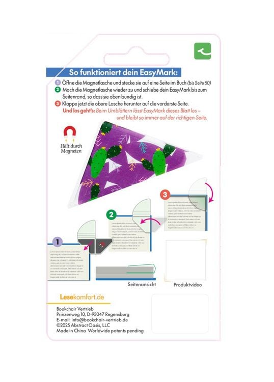 Produktbild: Neklite (Pink) Premium Duo-Leselicht zum Umh&auml;ngen - wiederaufladbar - mit vielen Einstellungen