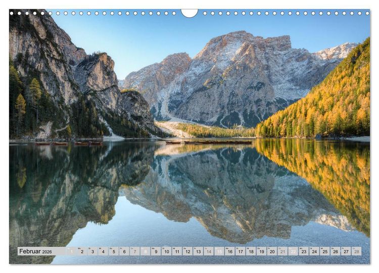 Produktbild: Wundersch&ouml;ne Dolomiten (Wandkalender 2026 DIN A3 quer), CALVENDO Monatskalender