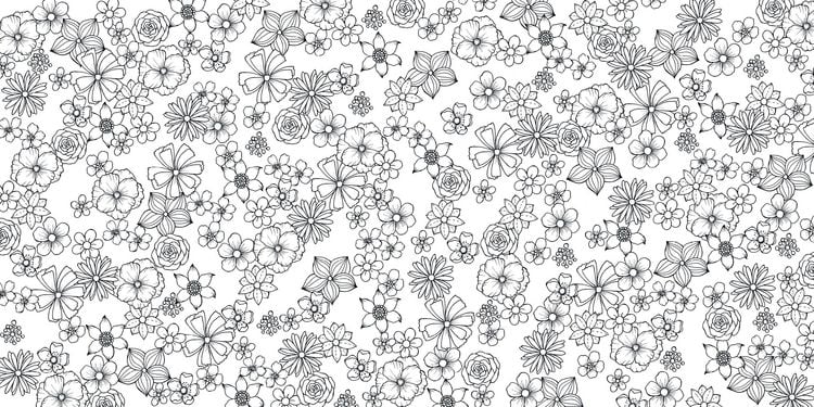 Produktbild: Bl&uuml;tentraum &ndash; Florale Motive ausmalen