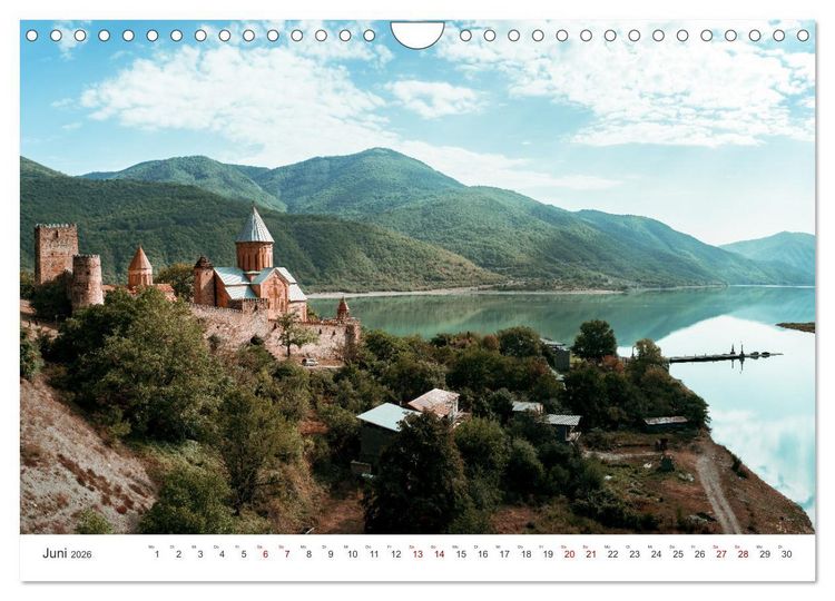 Produktbild: Georgien - Neuzeit-Chroniken (Wandkalender 2026 DIN A4 quer), CALVENDO Monatskalender