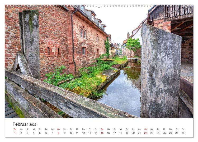 Produktbild: Schriesheim an der Bergstra&szlig;e - Impressionen aus Stadt und Natur (hochwertiger Premium Wandkalender 2026 DIN A2 quer), Kunstdruck in Hochglanz