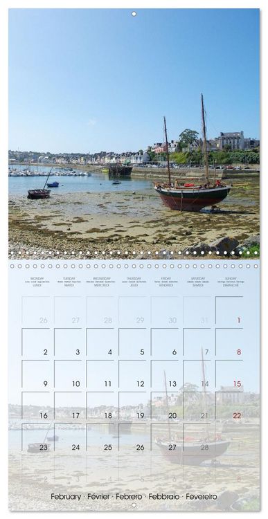 Produktbild: Fl&acirc;ner &agrave; Camaret-sur-Mer (Calendrier mural carr&eacute; 2026 30x30 cm) Calendrier double avec une page pour vos prises de notes