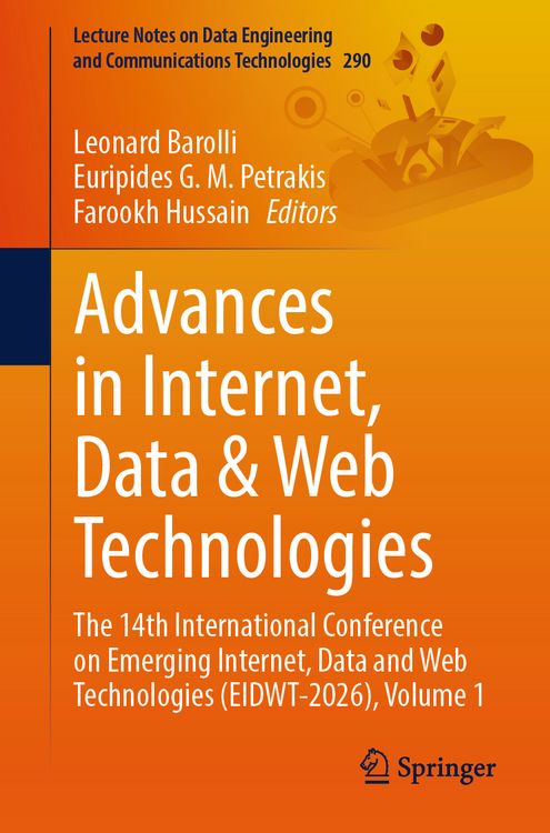 Produktbild: Advances in Internet, Data & Web Technologies